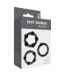 Preview: Linx Easy Squeeze Cock Ring Set Black