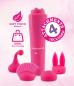 Preview: RelaXxxx Travel Massager pink 4 Attachments NETTO