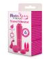 Preview: RelaXxxx Travel Massager pink 4 Attachments NETTO
