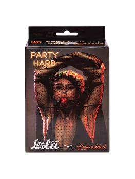Gag Party Hard Love Addict Red