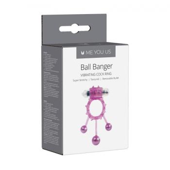 Linx Ball Banger Vibrating Cock Ring Purple