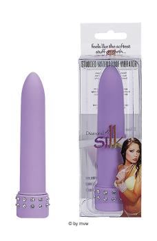 Diamond Silk Vibrator Purple