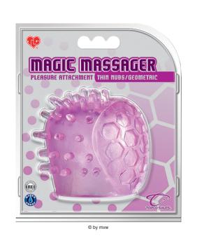 Magic Massager Pleasure Attachment Thin Nubs/Geometric NETTO