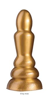 Mighty Butt Plug Metallic Color ca.15.0cm gold NETTO