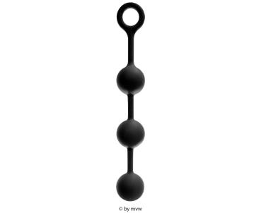 Beads Silicone Anal Beads ca. 36 cm Black