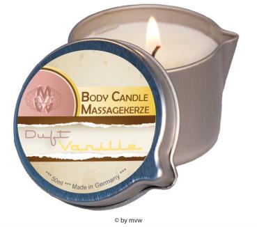 Body Candle Massagekerze Vanille 50ml NETTO