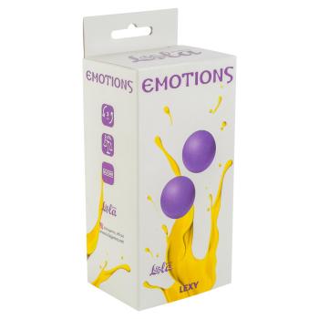 Vaginal balls without a loop Emotions Lexy Large purple