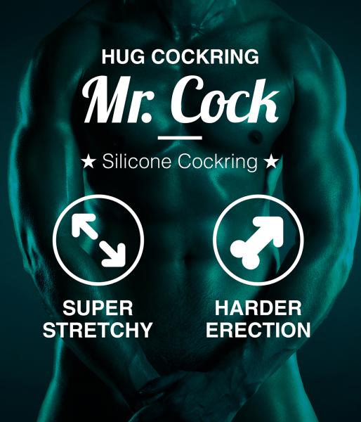 Mr.Cock Hug Silicone Cockring black