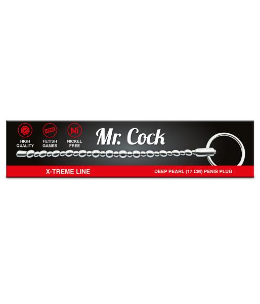 Mr.Cock Extreme Line Deep Pearl flexible Penisplug