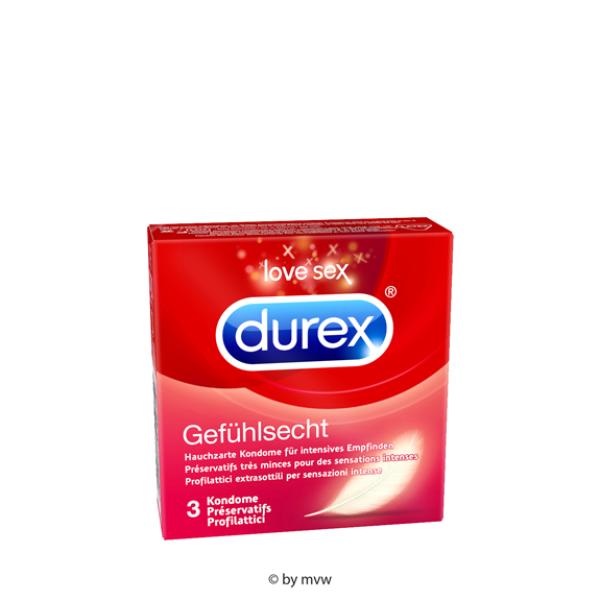 Durex Gefuehlsecht 3 Kondome NETTO