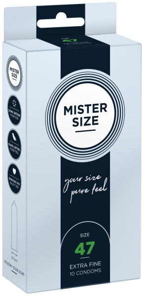 Mister Size 10 Kondome 47mm NETTO
