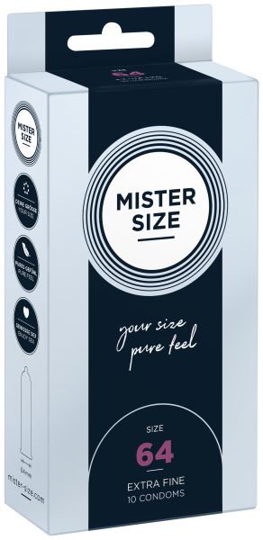 Mister Size 10 Kondome 64mm NETTO