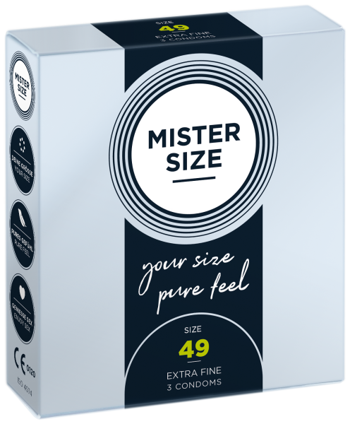 Mister Size 3 Kondome 49mm NETTO