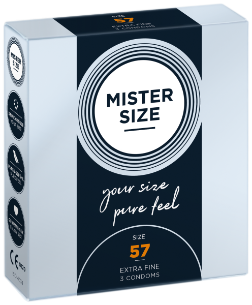 Mister Size 3 Kondome 57mm NETTO
