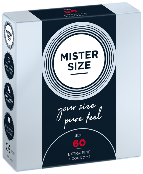 Mister Size 3 Kondome 60mm NETTO