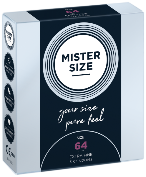 Mister Size 3 Kondome 64mm NETTO