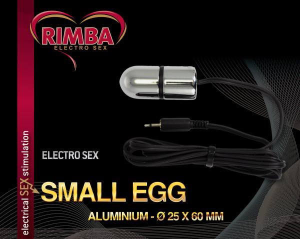 ES Egg small. metal. Silver.