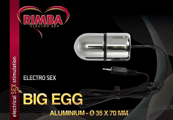 ES Egg big. metal. Silver.